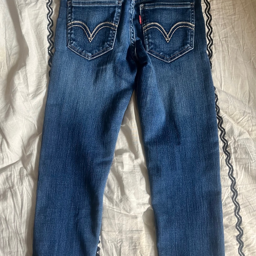 Levi’s Stylish Blue Denim Jeans Girl’s size 7 Reg